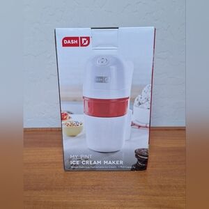 Dash Ice Cream Maker My Pint Frozen Dessert Family Fun Gift Red NEW